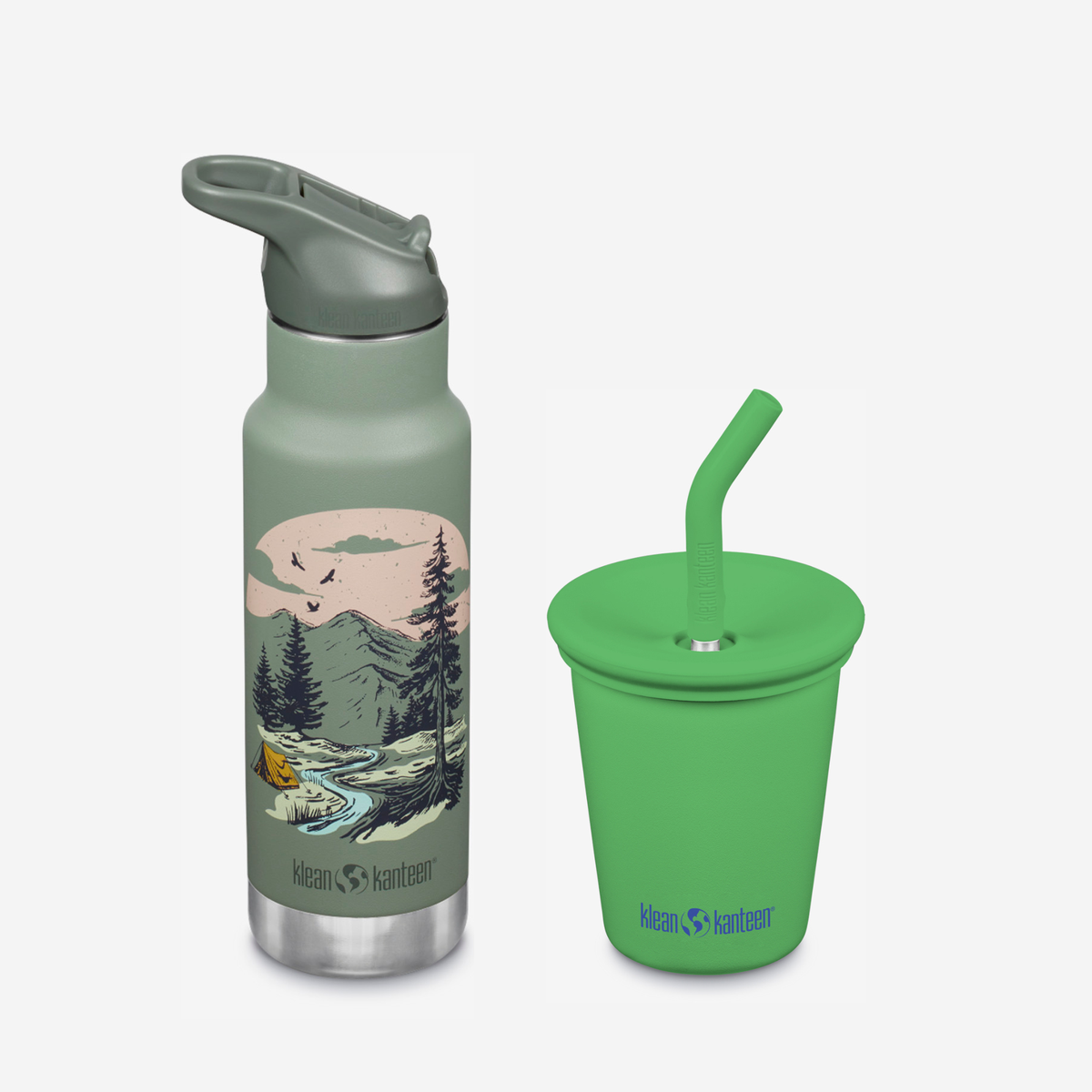 Kid's Sippy Cup and Water Bottle Set
