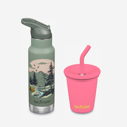 Kid's Sippy Cup and Water Bottle Set
