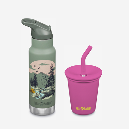Kid's Sippy Cup and Water Bottle Set