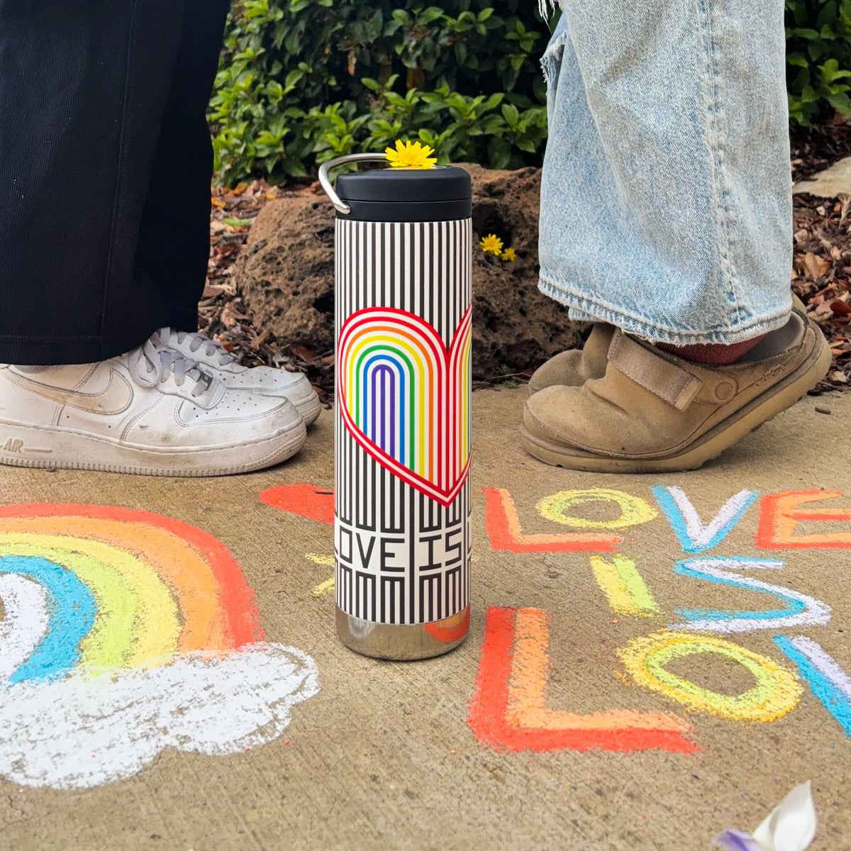 20oz TKWide with Twist Cap - Pride Stripes